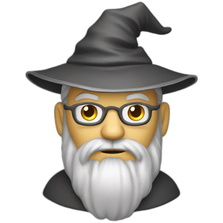 evil wizard coding genius emoji