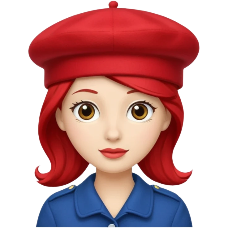 Red french baret hat *only hat* emoji