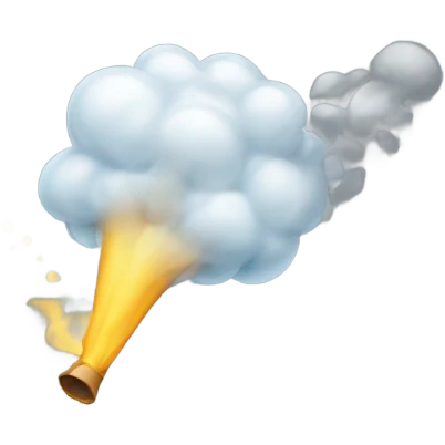 someone blowing air emoji