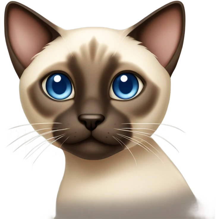 Siamese cat emoji