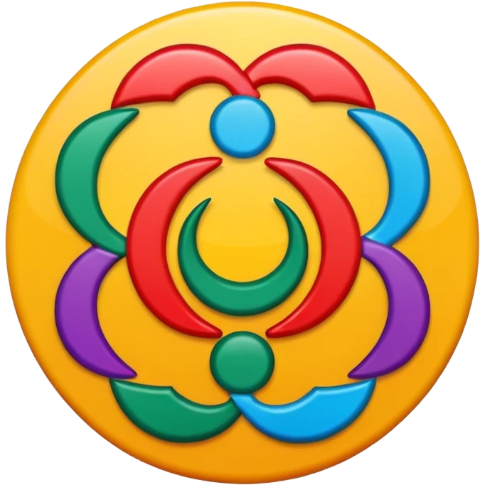 Symbol used to refer to a translation of a word into another language; the two languages ​​translated are Arabic and Spanish. emoji