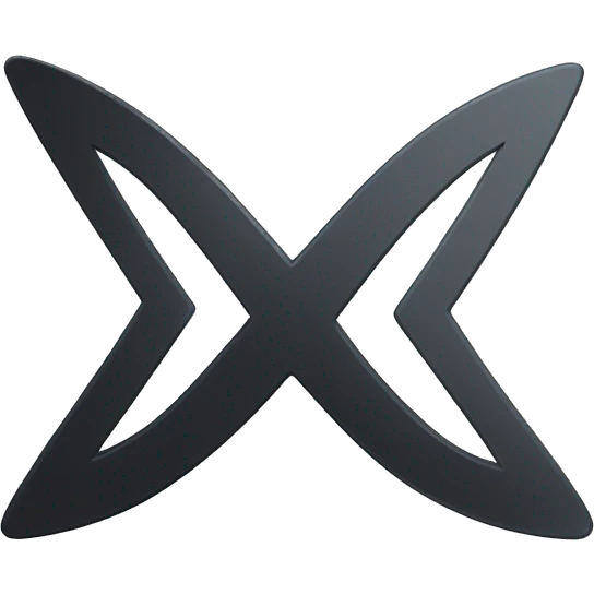 A sleek, minimalist logo symbolizing XRP, resembling an upward-moving arrow, with bold curves forming a futuristic "X" shape. This dynamic icon suggests momentum and growth, capturing the spirit of advancement, speed, and financial revolution. emoji