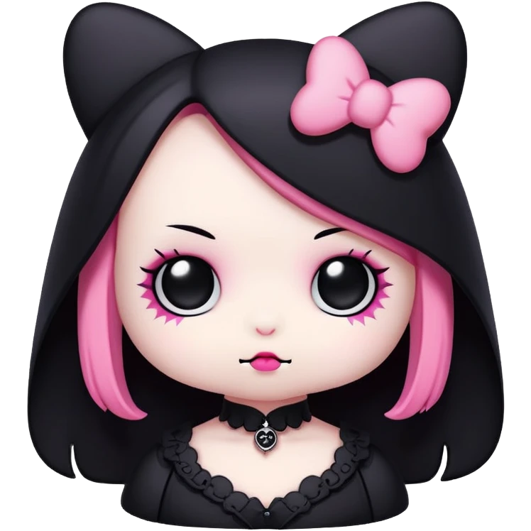 Sanrio goth emoji