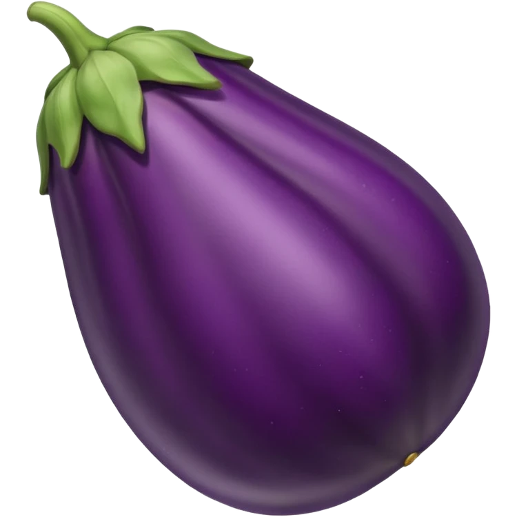 eggplant with signet ring around it emoji