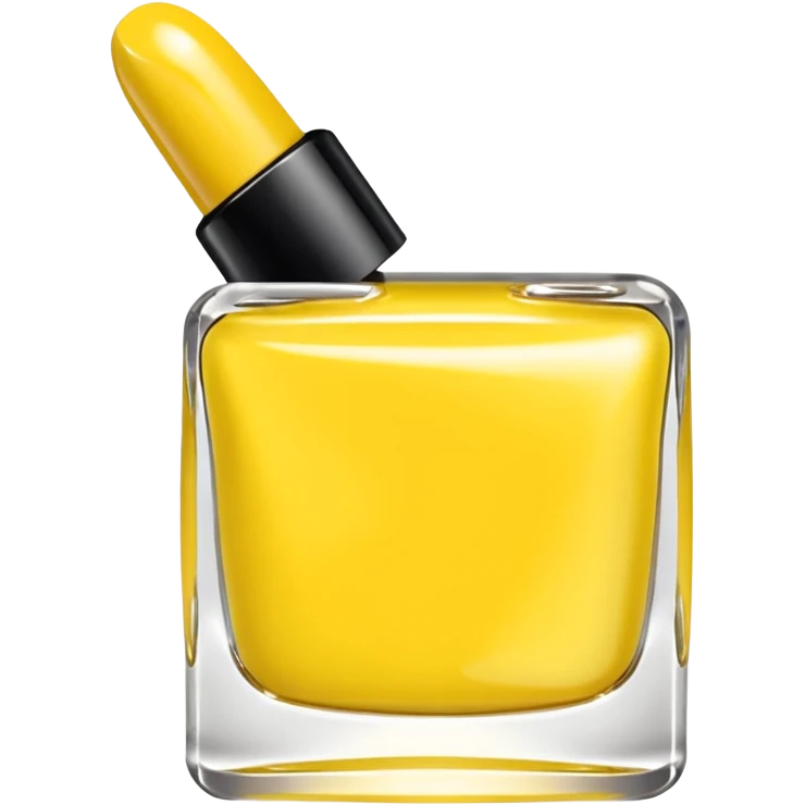 Yellow nail polish emoji