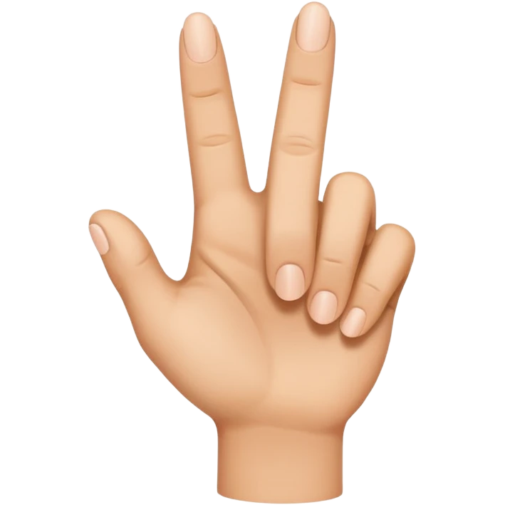 Finger pointing emoji