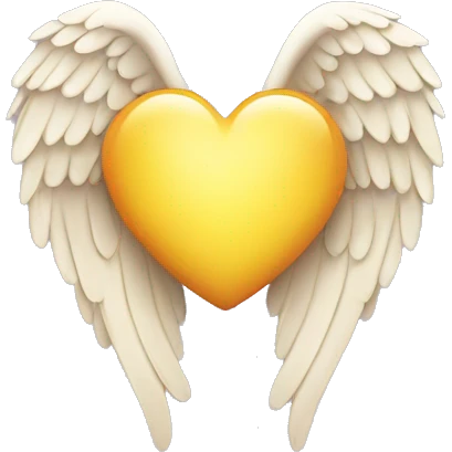 heart with angel wings emoji