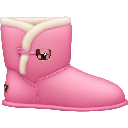 pink ugg boots emoji