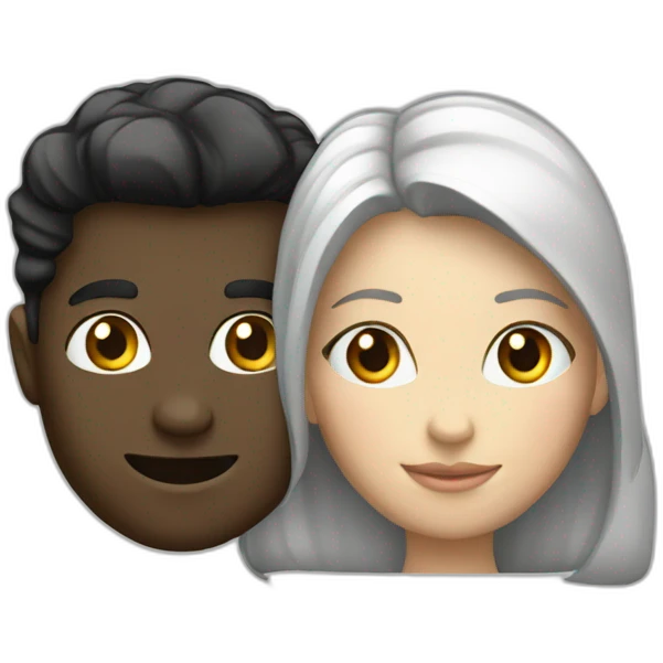 couple-homme-blanc-femme-noire emoji