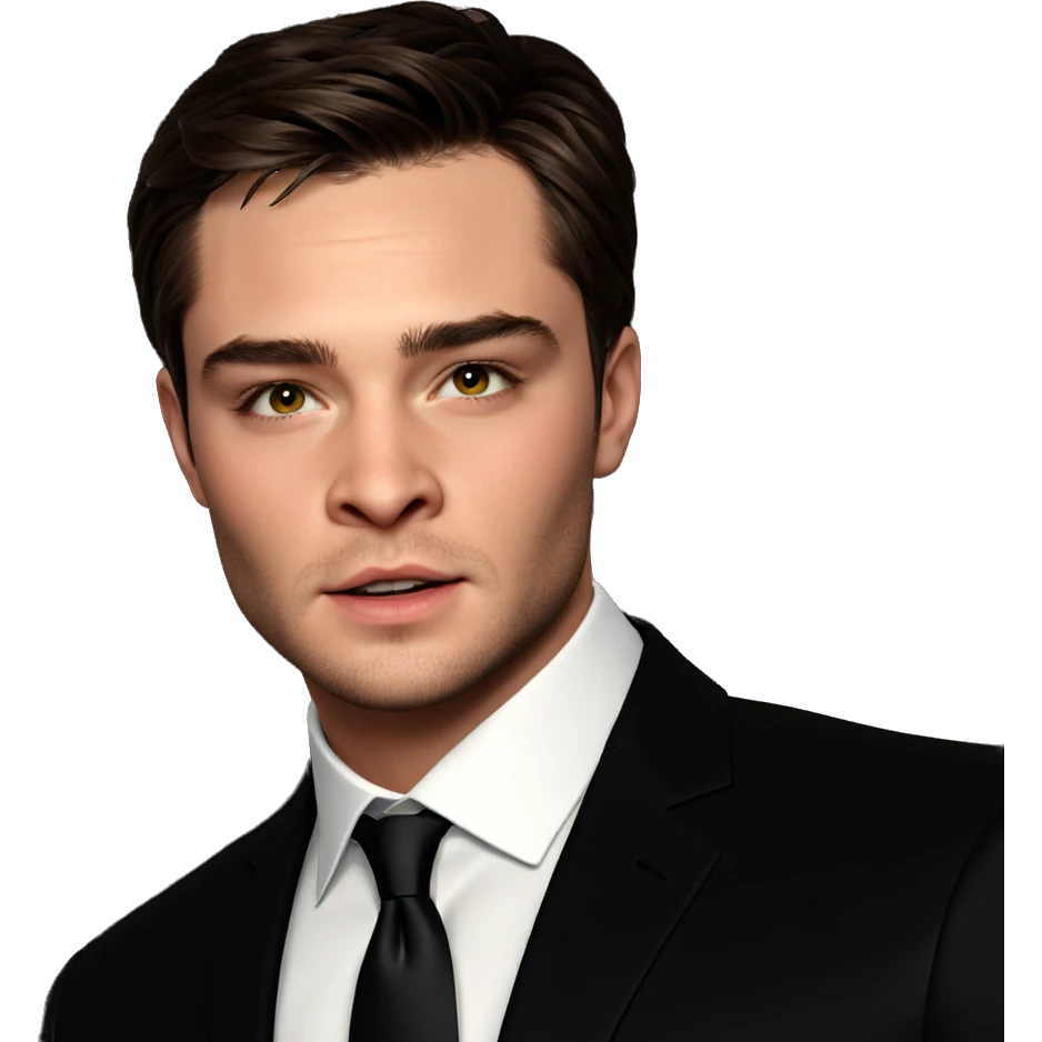 formal portrait of a young man emoji