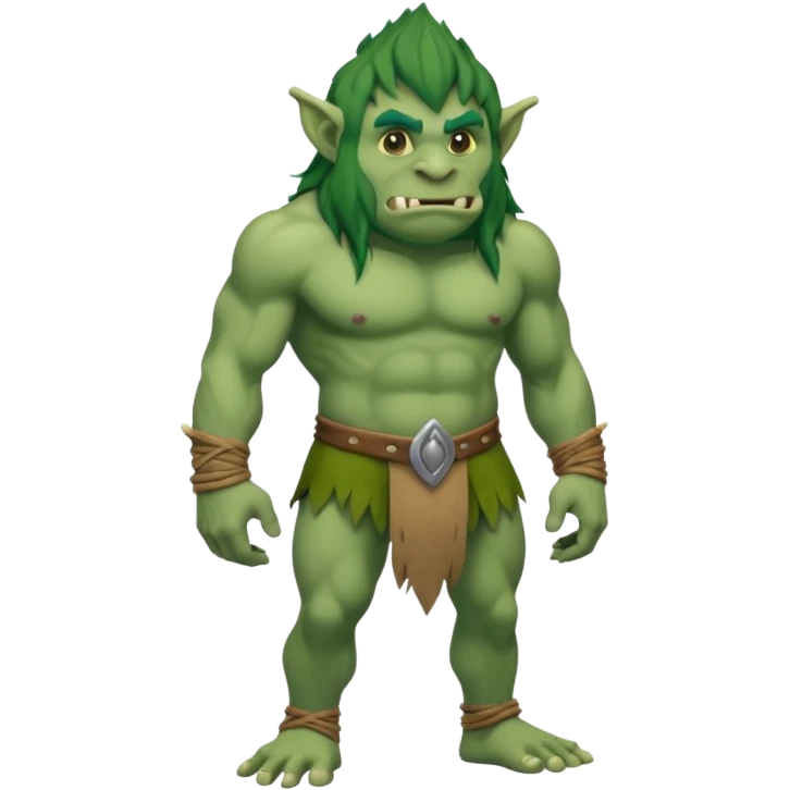 Troll full body emoji