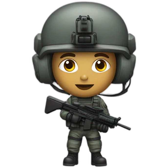 Delta Force CAG operator transforming into human missile emoji