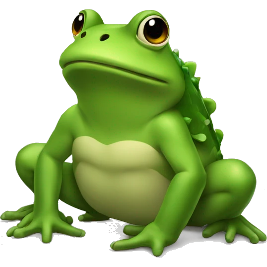Sapo fuerte emoji