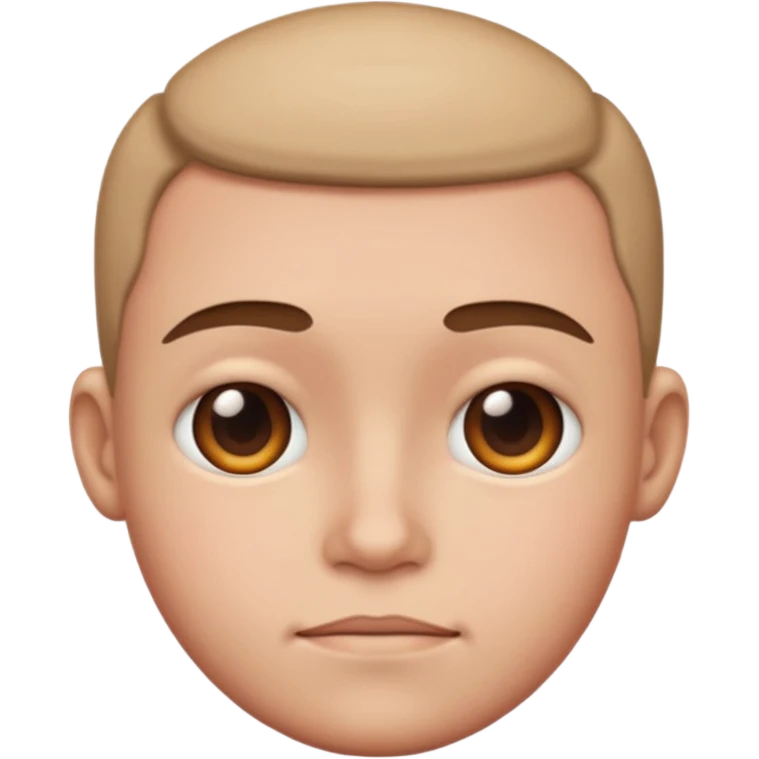 A person with a big head emoji