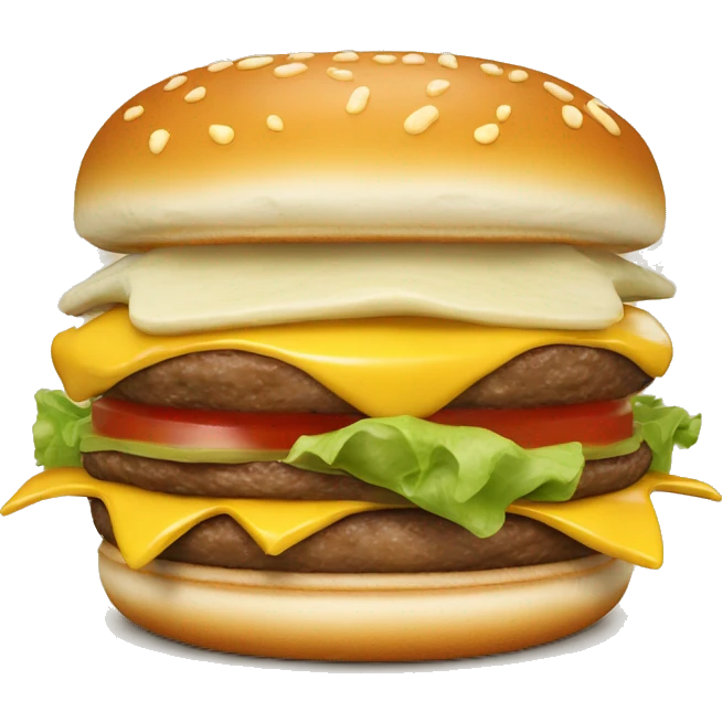 Smash burger beeng pressed by presser emoji