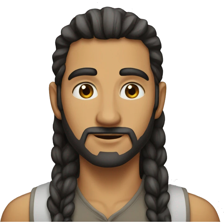 بنت بيضاء بشعر بني كيرلي  emoji