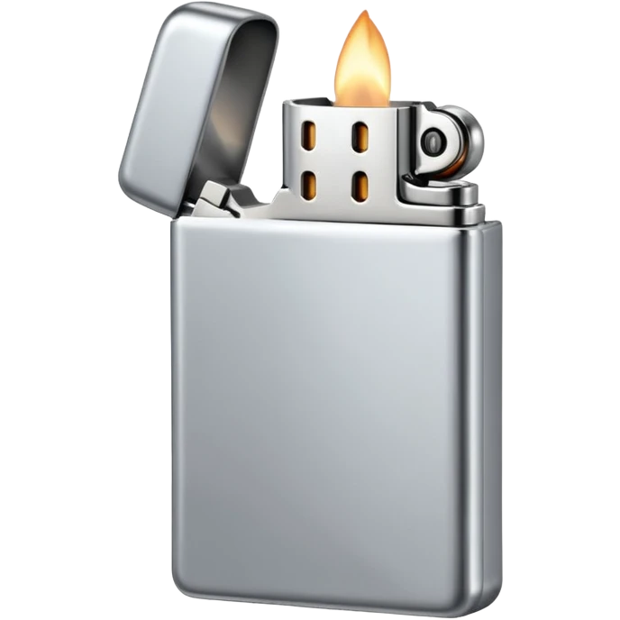 silver lighter emoji