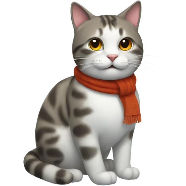Cat doing a snowman  emoji