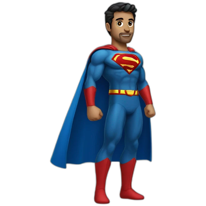 Abdullah super man emoji