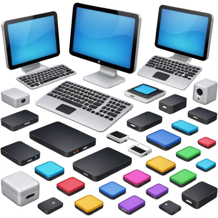 packing pc stuff emoji