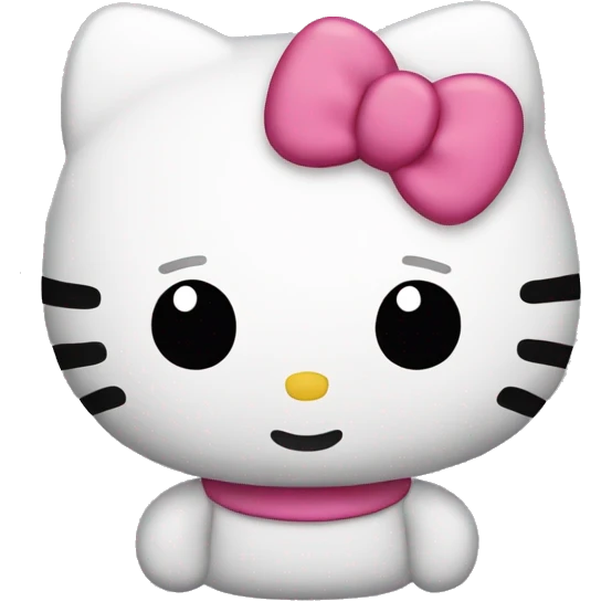 hello kitty plushie  emoji