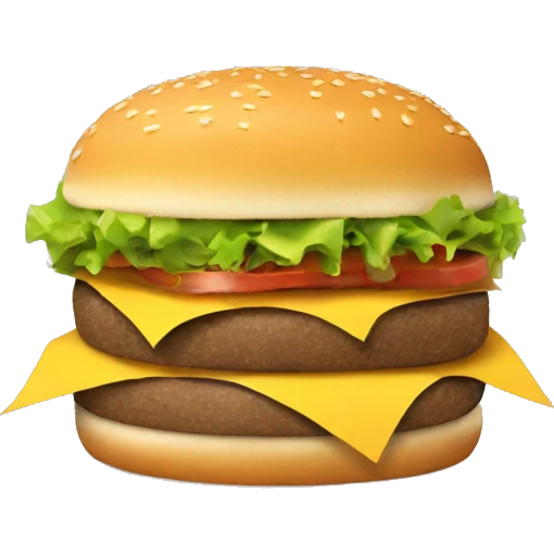 paper burger emoji