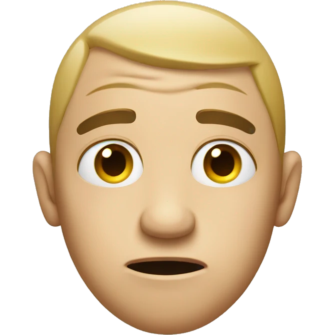 Confused face with one eyebrow up  emoji