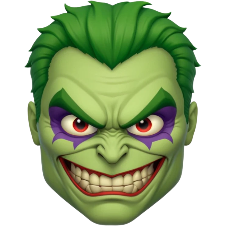 Joker hulk face emoji