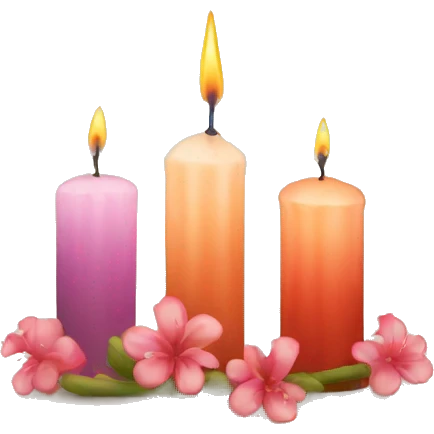 Candles aromatic emoji