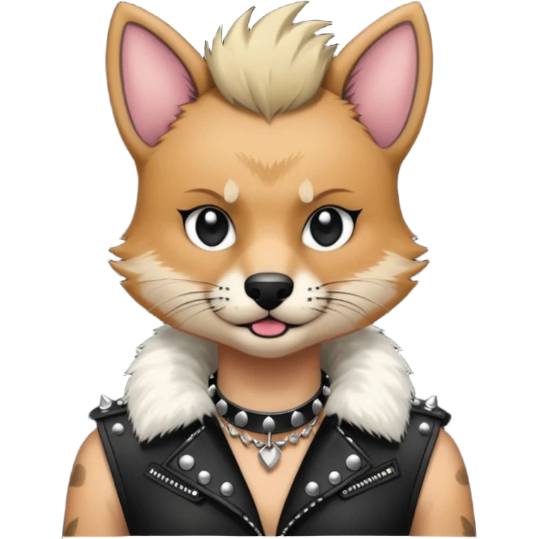 vocalist animal punk emoji