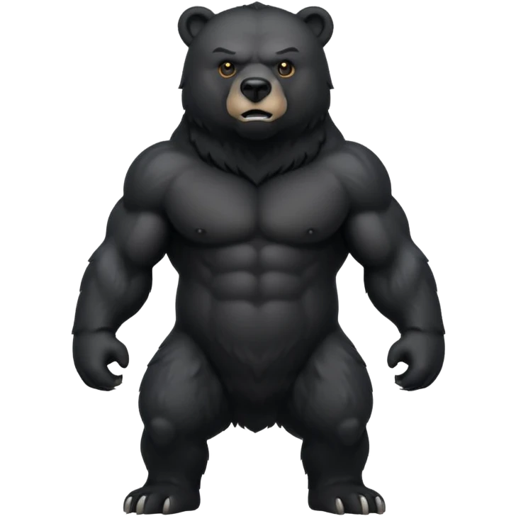 Norse Black Bear emoji