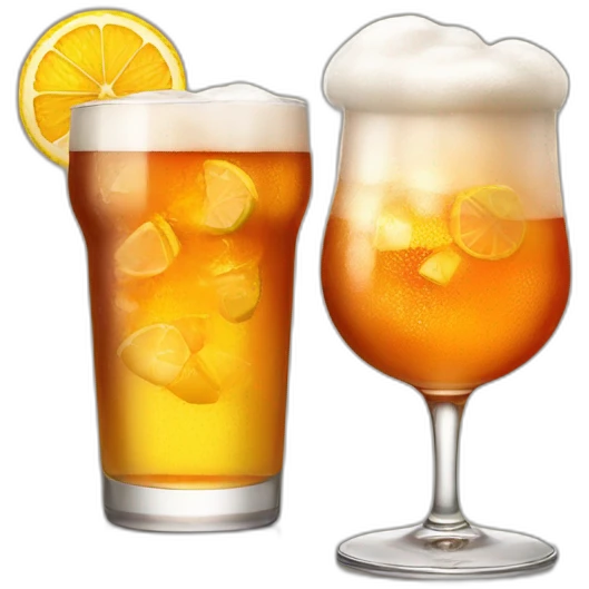 Pint and spritz emoji