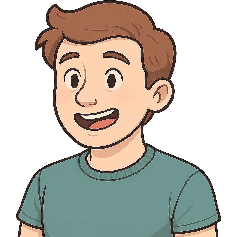 Enhance the 2D default user icon with more detailed subtle facial features and clothing details, maintaining the flat toon style, no background. emoji