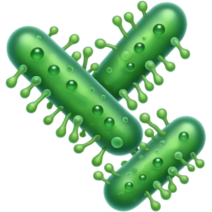 green gut bacteria emoji