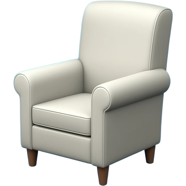 crea una silla con fondo celeste emoji