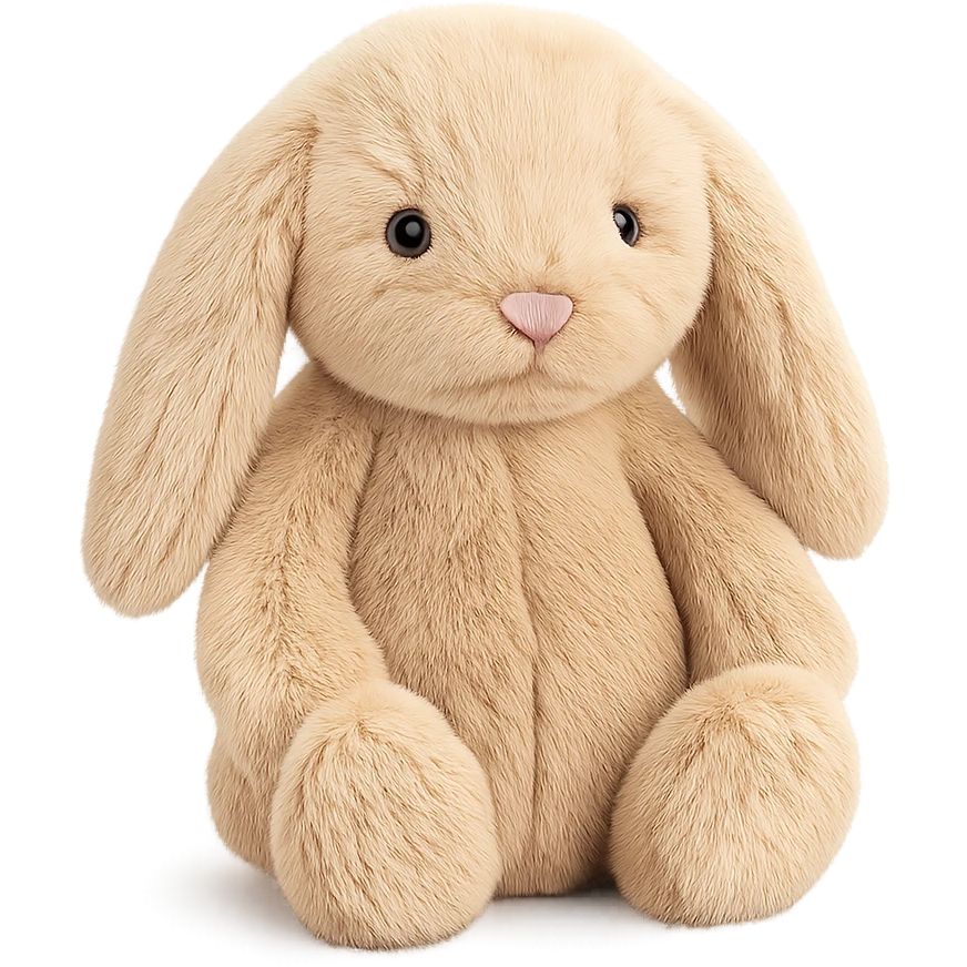 cute holland lop jellycat bunny plushie emoji