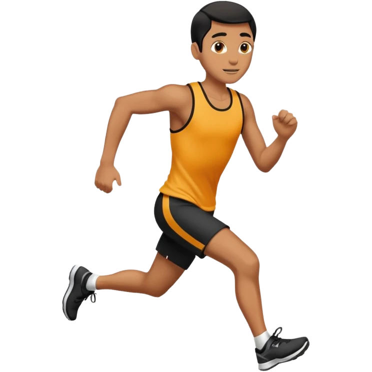 кружок в нем человек бежит emoji