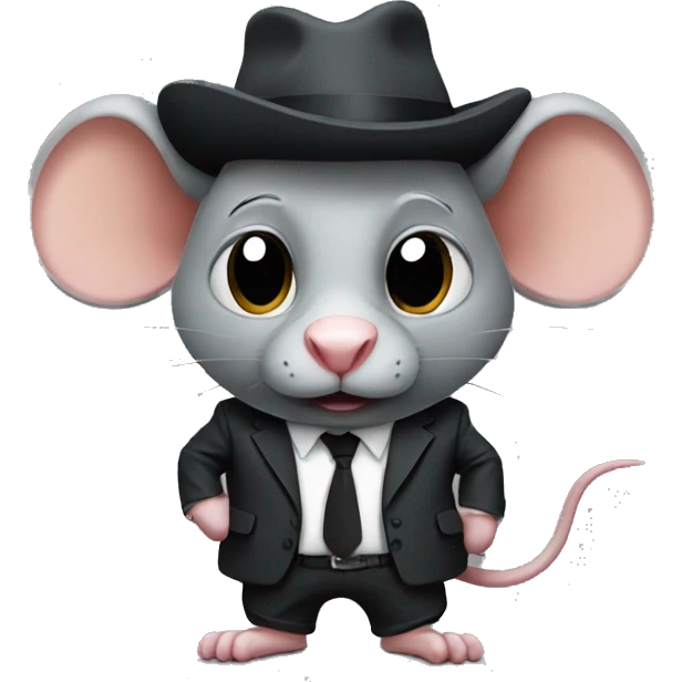 gangster rat emoji