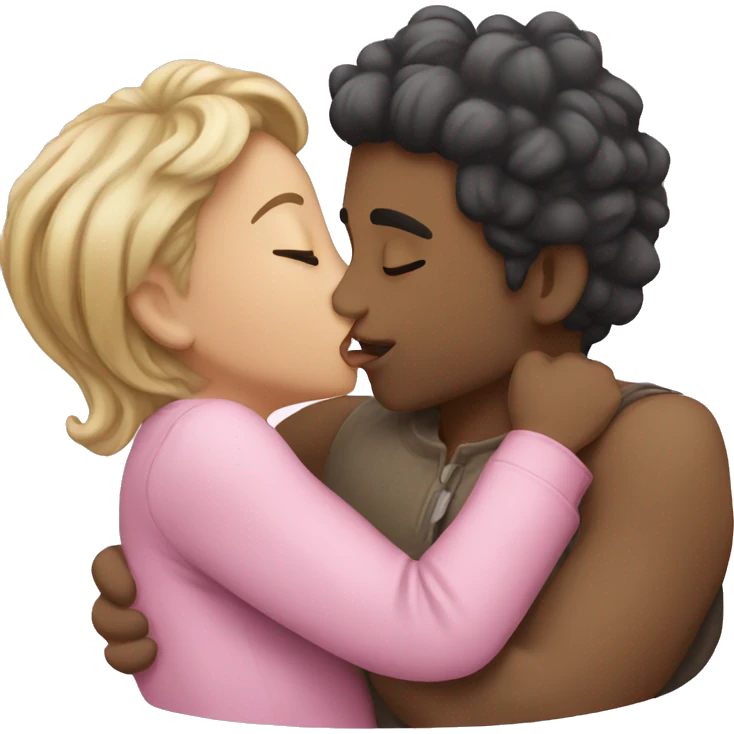 Pastell kiss emoji