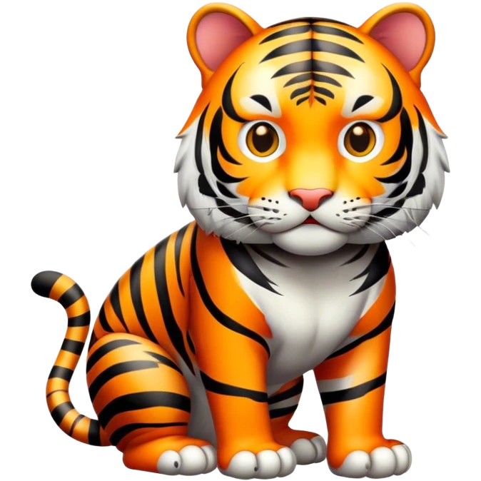 japanese tiger all body emoji