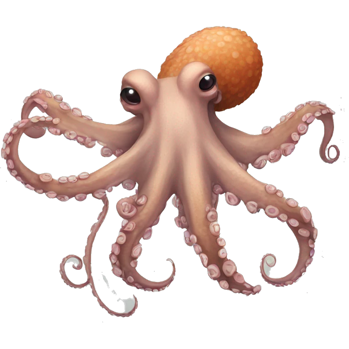 octopus mixed ostrich emoji