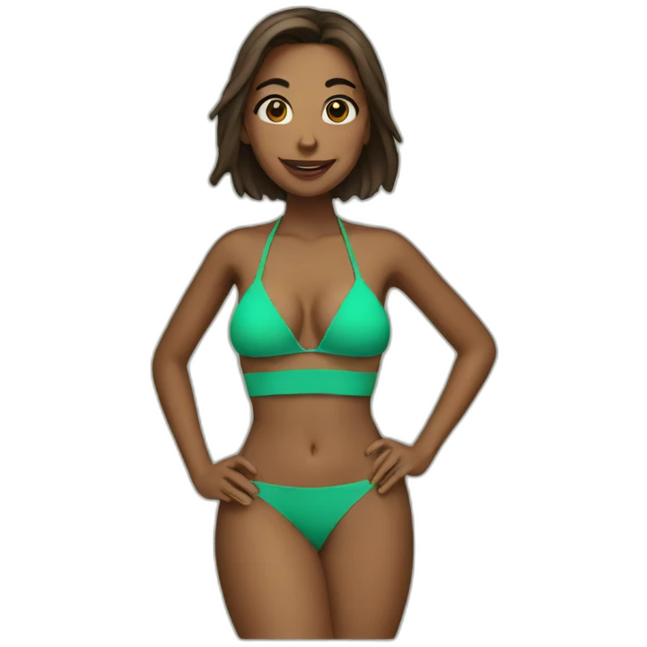 bikini woman emoji