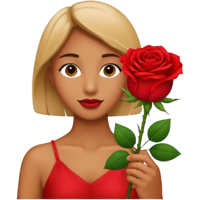 flower-holding person emoji