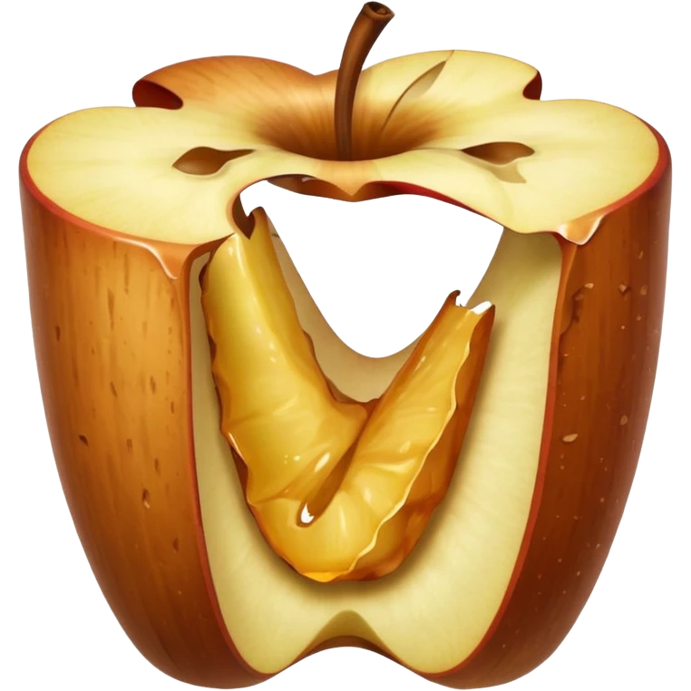 Apple core emoji