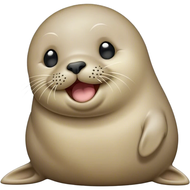 Cinematic Cute Yawning Seal Portrait Emoji, Head tilted slightly with a dramatic, wide-open yawn, showcasing a lustrous, sleek body and half-closed, drowsy eyes exuding cozy contentment, Simplified yet irresistibly adorable features, highly detailed, glowing with a soft, cozy oceanic glow, high shine, relaxed yet expressive, stylized with a dash of whimsical marine charm, soft glowing outline, capturing the essence of a drowsy yet affectionate seal that seems ready to drift out of the screen for a nap! emoji