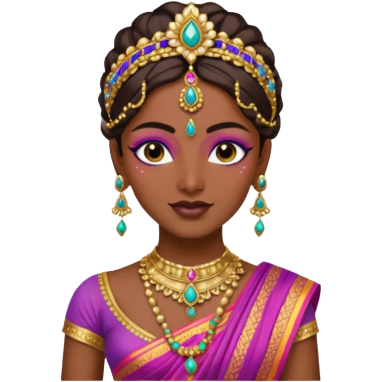 indian dancer face emoji