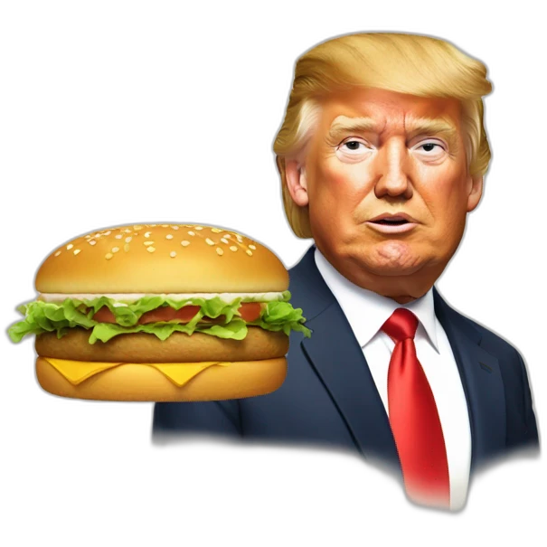 trump big mac emoji