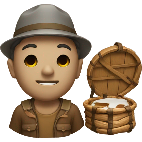 trip and wood  emoji
