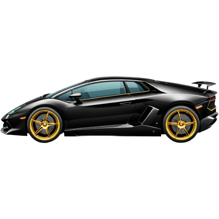 lamborghini car side view emoji