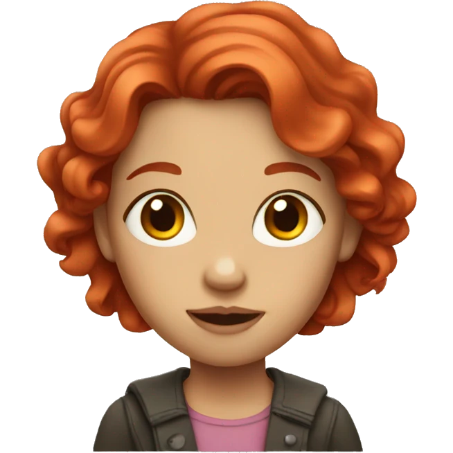 Girl with red hair  emoji